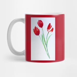 Red Tulips Mug